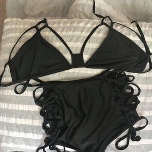 Black swim set.